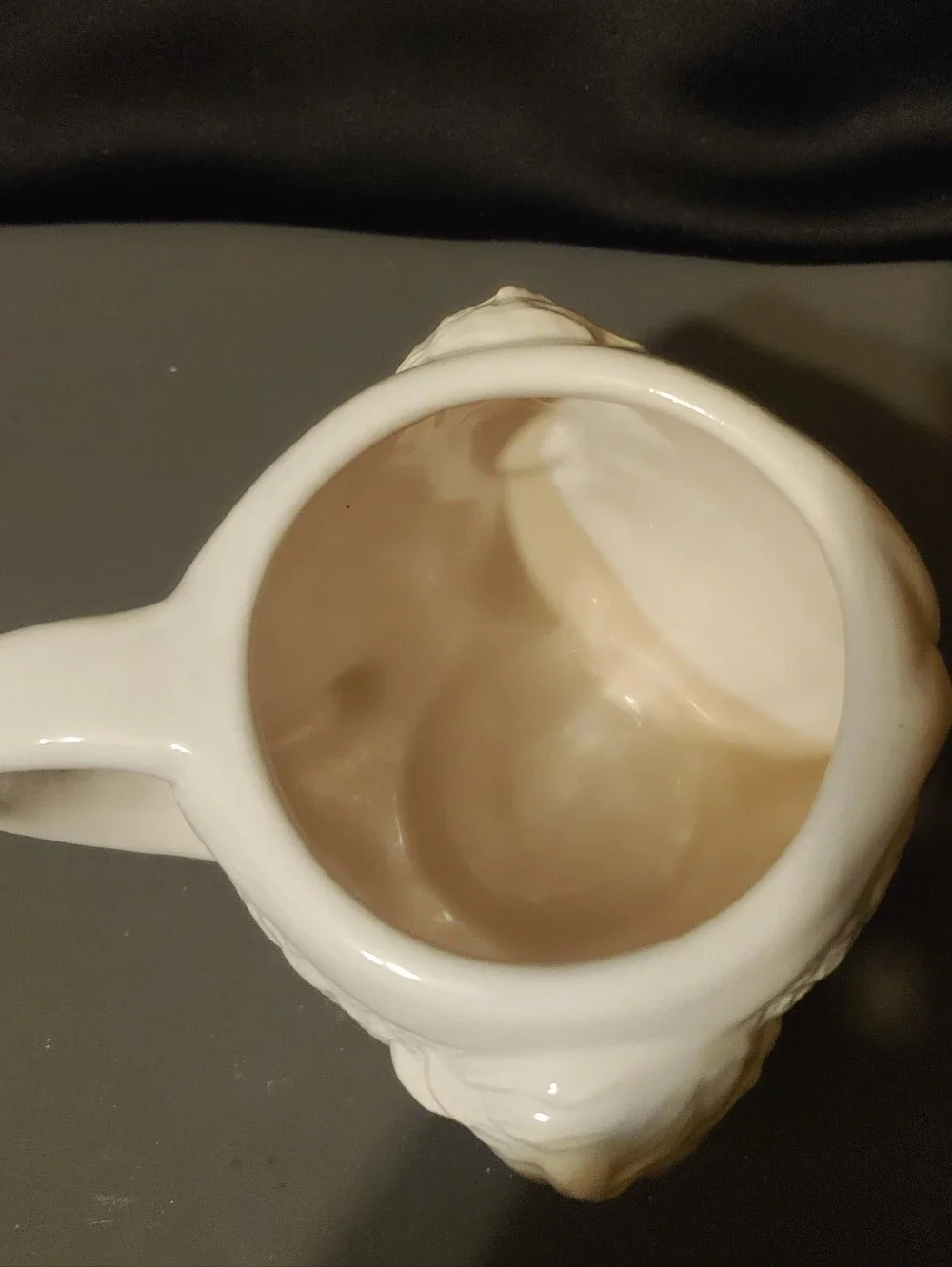 Vintage 3D Ceramic Cherub Coffee Mug